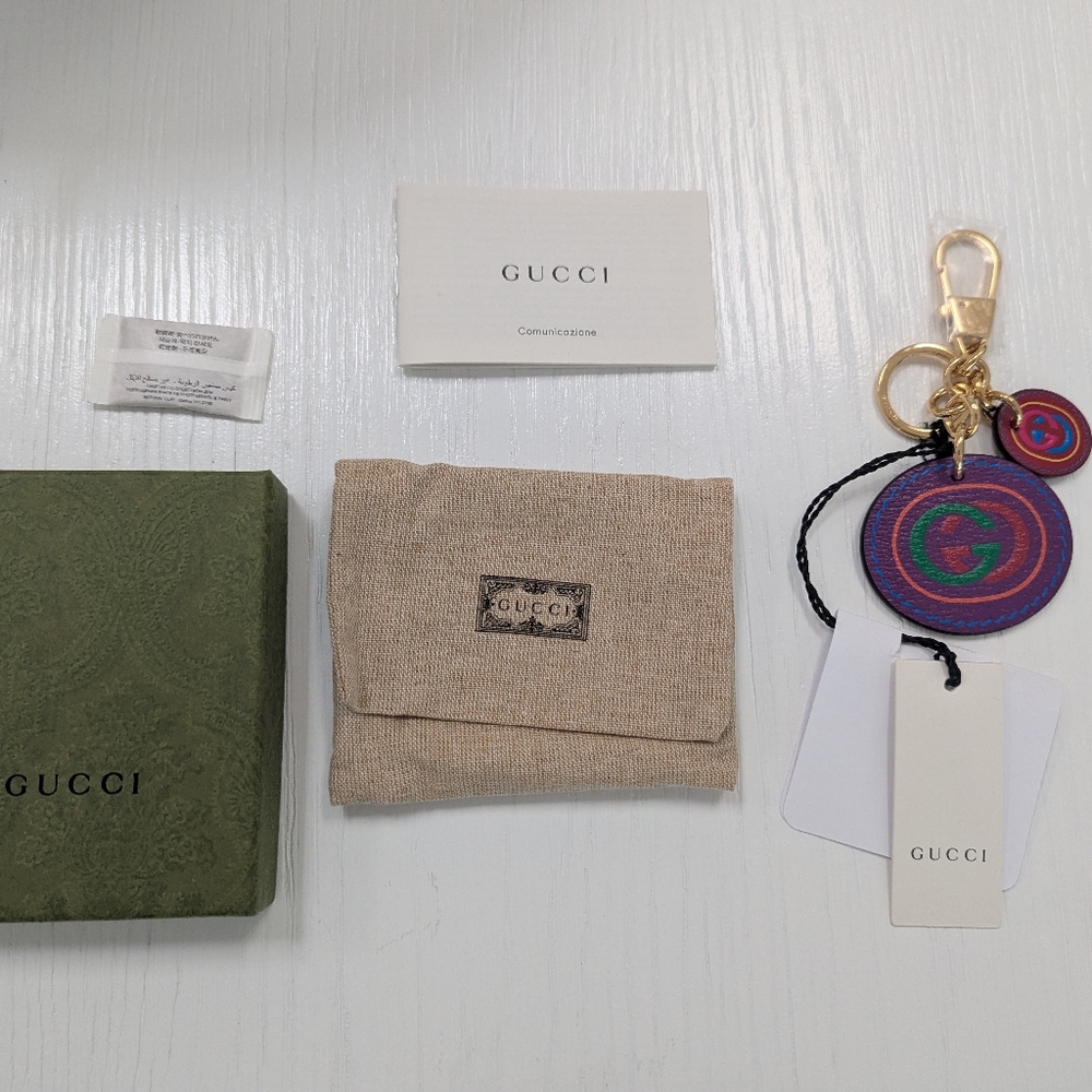 Gucci Interlocking G Keychain Ring